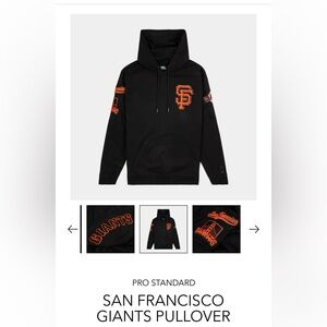Pro Standard San Francisco Giants Black & Orange Pullover Hoodie